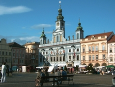 Die Innenstadt von Budweis