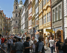 Hauptstraße in Prag